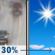 Sunday: A 30 percent chance of rain before 11am. Patchy fog before 8am. Otherwise, mostly sunny, with a high near 58. Light and variable wind. Sunday: A 30 percent chance of rain before 11am. Patchy fog before 8am. Otherwise, mostly sunny, with a high near 58. Light and variable wind.