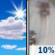 Wednesday: A 10 percent chance of rain after 4pm.  Mostly sunny, with a high near 58.